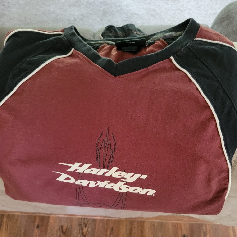 Mens Large Harley Davidson Long Sleeve